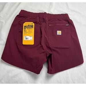 Carhartt Force Relaxed Fit Ripstop 5 Pocket Work Shorts Women Rugged Flex Sz XS